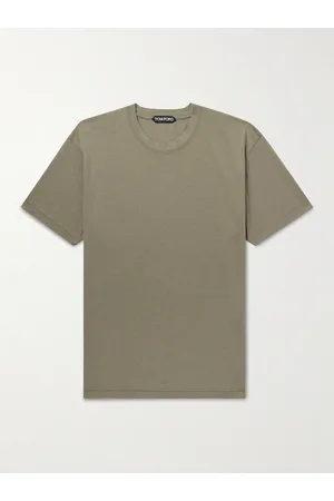 Tom Ford Slim-Fit Lyocell and Cotton-Blend Jersey T-Shirt - Men - - IT 48