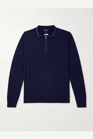 Peter Millar Excursionist Flex Wool-Blend Half-Zip Sweater - Men - - M