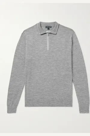 Peter Millar Excursionist Flex Wool-Blend Half-Zip Sweater - Men - - S