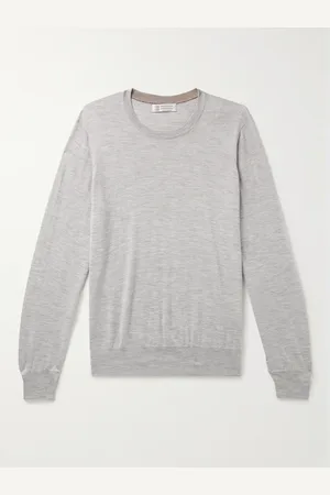 Brunello Cucinelli Cashmere and Silk-Blend Sweater - Men - - IT 50