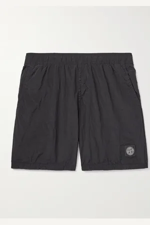 Stone Island Straight-Leg Mid-Length Logo-Appliqu??d Nylon Metal Swim Shorts - Men - - S