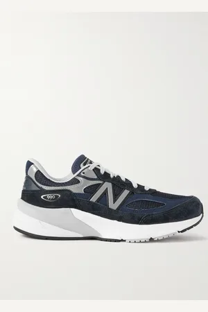 New Balance 990v6 Leather-Trimmed Suede and Mesh Sneakers - Men - - UK 6.5