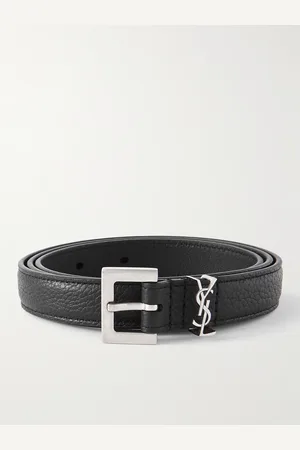 Saint Laurent 2cm Full-Grain Leather Belt - Men - - EU 65