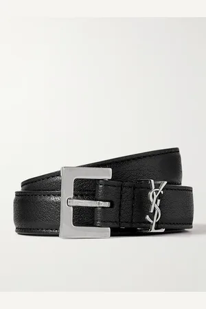 Saint Laurent 2cm Full-Grain Leather Belt - Men - - EU 65