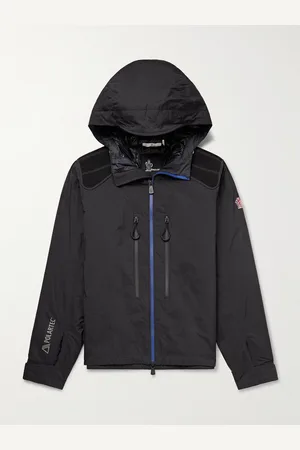 Moncler Vert Logo-Appliqu??d Polartec?? Alpha?? Crinkled-Shell and Mesh Hooded Jacket - Men - - 4