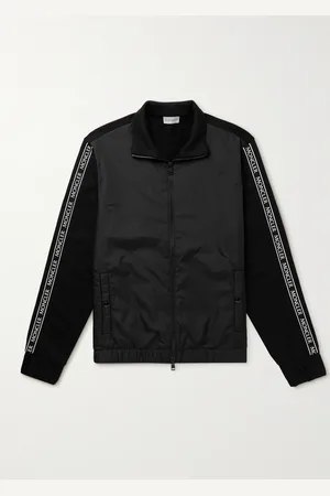 Moncler Logo-Appliqu??d Cotton-Jersey and Shell Track Jacket - Men - - S