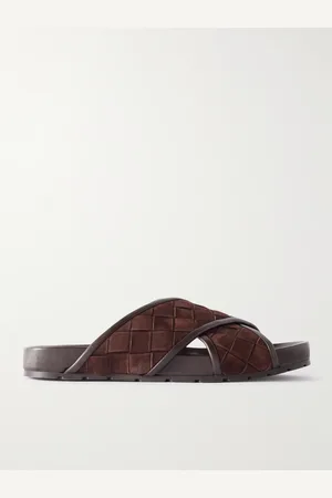 Bottega Veneta Tarik Intrecciato Suede Sandals - Men - - EU 43