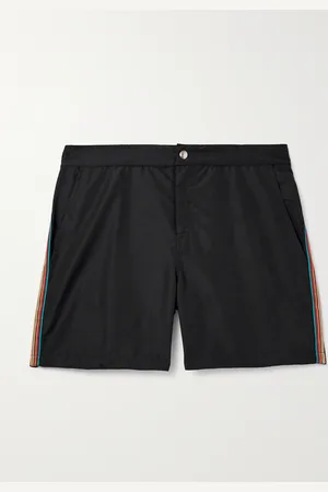 Paul Smith Slim-Fit Mid-Length Striped Recycled Swim Shorts - Men - - S