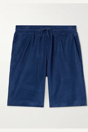 Loro Piana Straight-Leg Cotton and Silk-Blend Chenille Drawstring Bermuda Shorts - Men - - XXXL