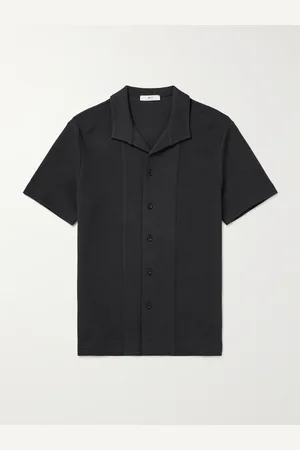 Mr P. Waffle-Knit Cotton Shirt - Men - - XXL