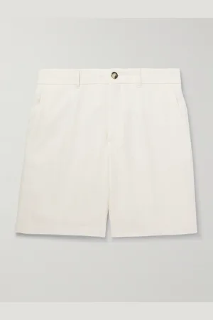 Brunello Cucinelli Straight-Leg Linen, Silk, Wool and Cotton-Blend Bermuda Shorts - Men - - IT 56