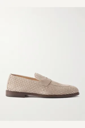Brunello Cucinelli Woven Suede Penny Loafers - Men - - EU 43