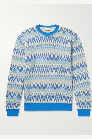 Moncler Jacquard-Knit Sweater - Men - - S