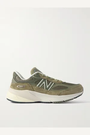 New Balance 990v6 Leather-Trimmed Suede and Mesh Sneakers - Men - - UK 7.5