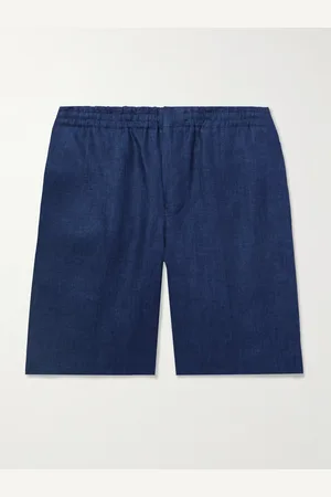 Ermenegildo Zegna Straight-Leg Oasi Linen Shorts - Men - - IT 54
