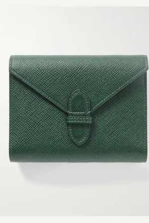 SMYTHSON Panama Cross-Grain Leather Playing Card Case - Men