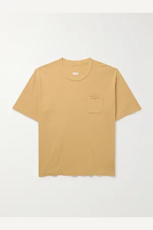 VISVIM Jumbo Garment-Dyed Cotton-Blend Jersey T-Shirt - Men - - 5