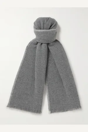 Brunello Cucinelli Frayed Cashmere Scarf - Men