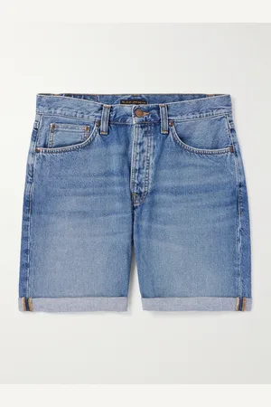 Nudie Jeans Josh Straight-Leg Denim Shorts - Men - - UK/US 33