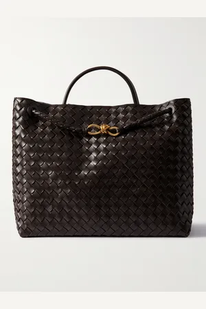 Bottega Veneta Andiamo Large Intrecciato Leather Tote Bag - Men