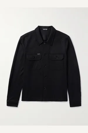 Tom Ford Logo-Appliqu??d Cashmere Overshirt - Men - - IT 46