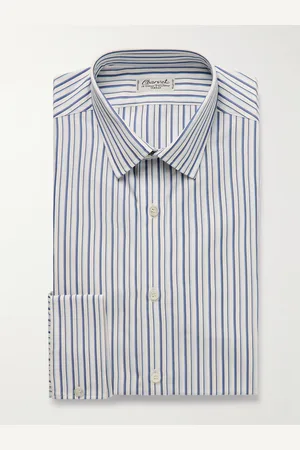 Charvet Striped Cotton Oxford Shirt - Men - - EU 42