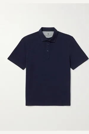 Brunello Cucinelli Cotton-Piqu?? Polo Shirt - Men - - XS