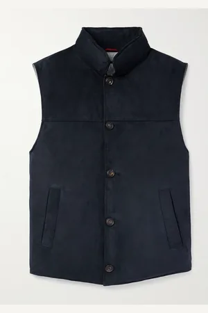 Brunello Cucinelli Padded Suede Down Gilet - Men - - M