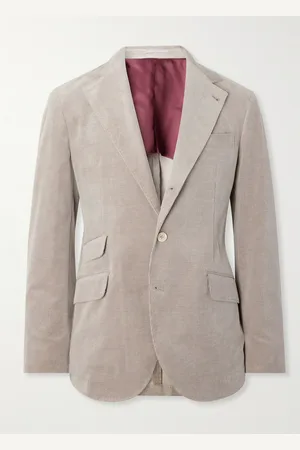 Brunello Cucinelli Cotton-Blend Corduroy Suit Jacket - Men - - IT 46