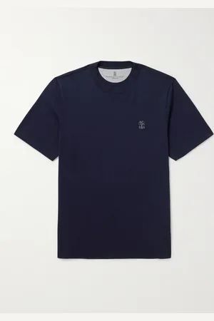 Brunello Cucinelli Layered Logo-Print Cotton-Jersey T-Shirt - Men - - XXXL
