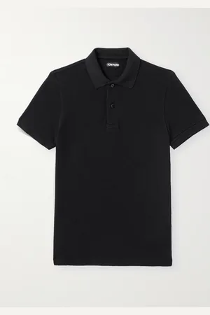 Tom Ford Slim-Fit Garment-Dyed Cotton-Piqu?? Polo Shirt - Men - - IT 48