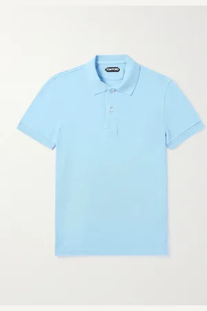 Tom Ford Slim-Fit Garment-Dyed Cotton-Piqu?? Polo Shirt - Men - - IT 44