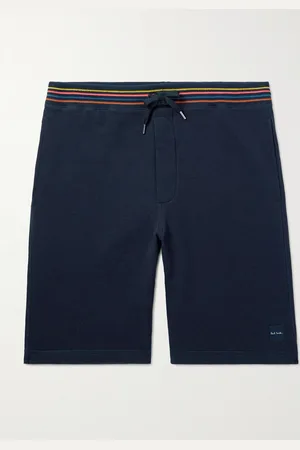 Paul Smith Logo-Appliqu??d Striped Cotton-Jersey Shorts - Men - - S