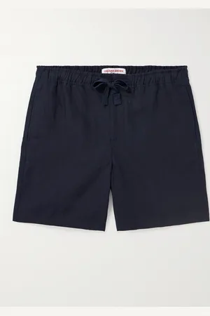 Orlebar Brown Alex Straight-Leg Linen Drawstring Shorts - Men - - UK/US 30