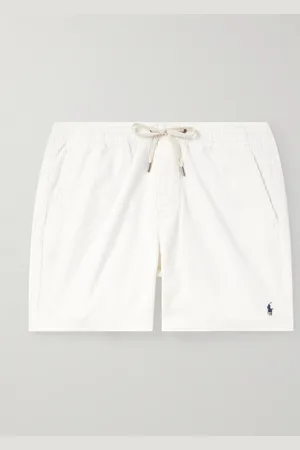 Ralph Lauren Prepster Straight-Leg Logo-Embroidered Cotton-Corduroy Drawstring Shorts - Men - - XS