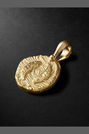 David Yurman Pisces Amulet 18-Karat Pendant - Men