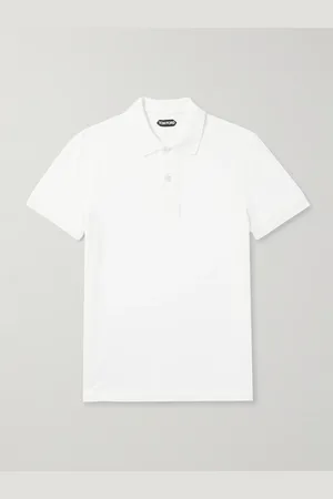 Tom Ford Slim-Fit Garment-Dyed Cotton-Piqu?? Polo Shirt - Men - - IT 46