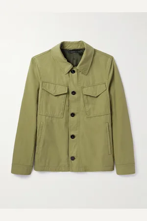 Tom Ford Peach Cotton-Gabardine Overshirt - Men - - IT 50