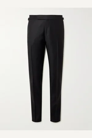 Tom Ford Shelton Slim-Fit Wool and Mohair-Blend Trousers - Men - - IT 54