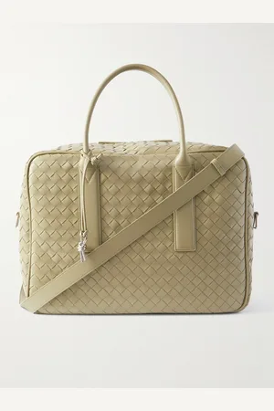 Bottega Veneta Getaway Intrecciato Leather Weekend Bag - Men