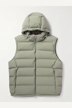 Brunello Cucinelli Quilted Shell Hooded Down Gilet - Men - - M