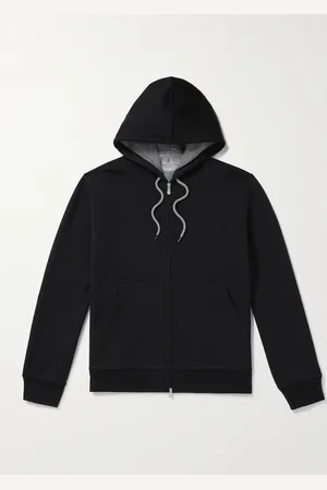 Brunello Cucinelli Cotton-Blend Jersey Zip-Up Hoodie - Men - - XL