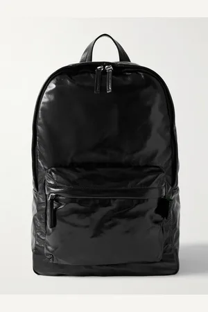Bottega Veneta Archetype Glossed-Leather Backpack - Men