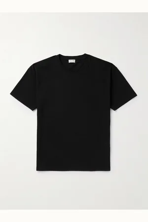 Saint Laurent Logo-Embroidered Cotton-Piqu?? T-Shirt - Men - - XS