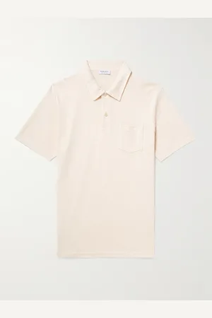 Sunspel Riviera Slim-Fit Cotton-Mesh Polo Shirt - Men - - M
