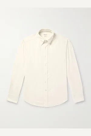 Brunello Cucinelli Button-Down Collar Cotton-Corduroy Shirt - Men - - XS