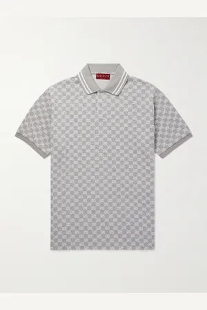 Gucci Monogrammed Cotton-Piqu?? Polo Shirt - Men - - M