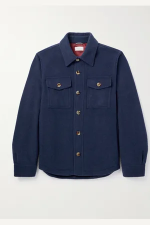 Brunello Cucinelli Cashmere-Felt Overshirt - Men - - IT 46