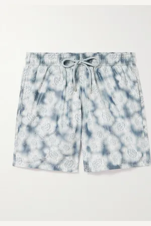 Vilebrequin Maison BUCOL Moopea Straight-Leg Mid-Length Embroidered Printed Recycled Swim Shorts - Men - - XL
