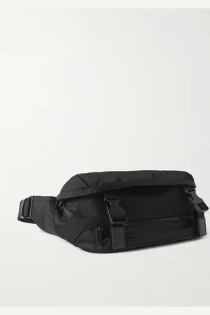 Saint Laurent Logo-Embroidered Canvas Belt Bag - Men